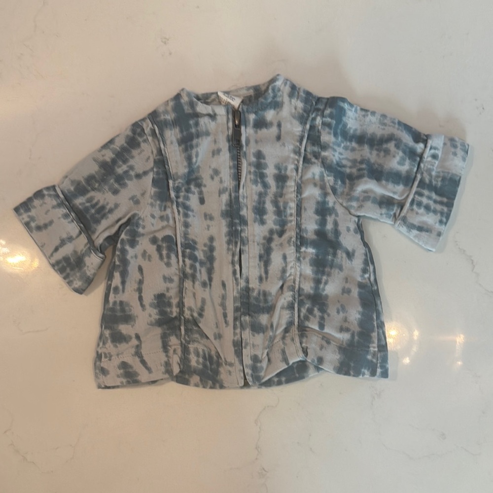 Blue Tie-Dye Jacket